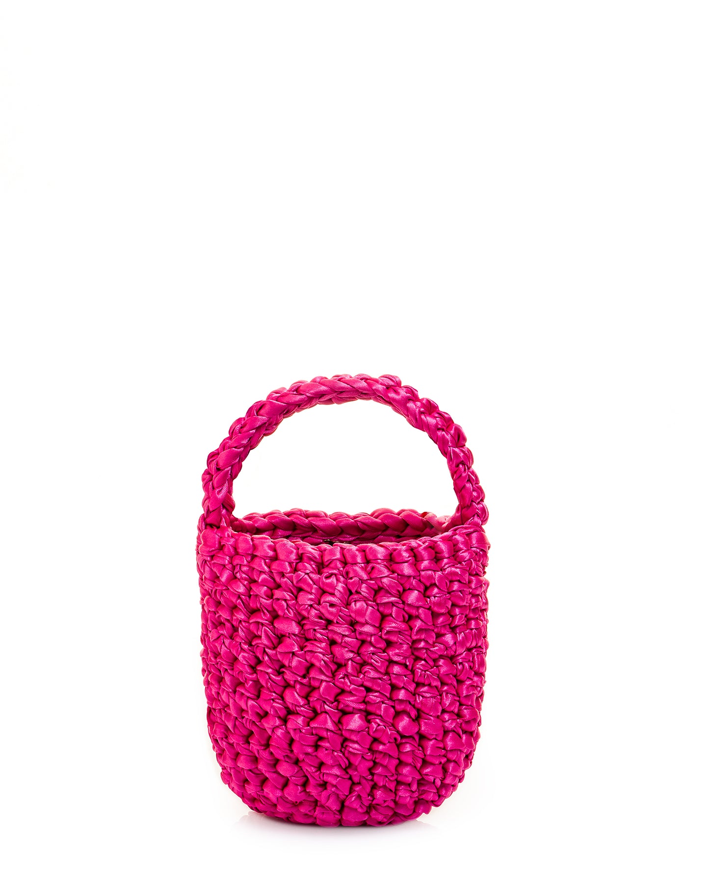Crochet Asa Corta y Cadena Acrílica en Fucsia Claro