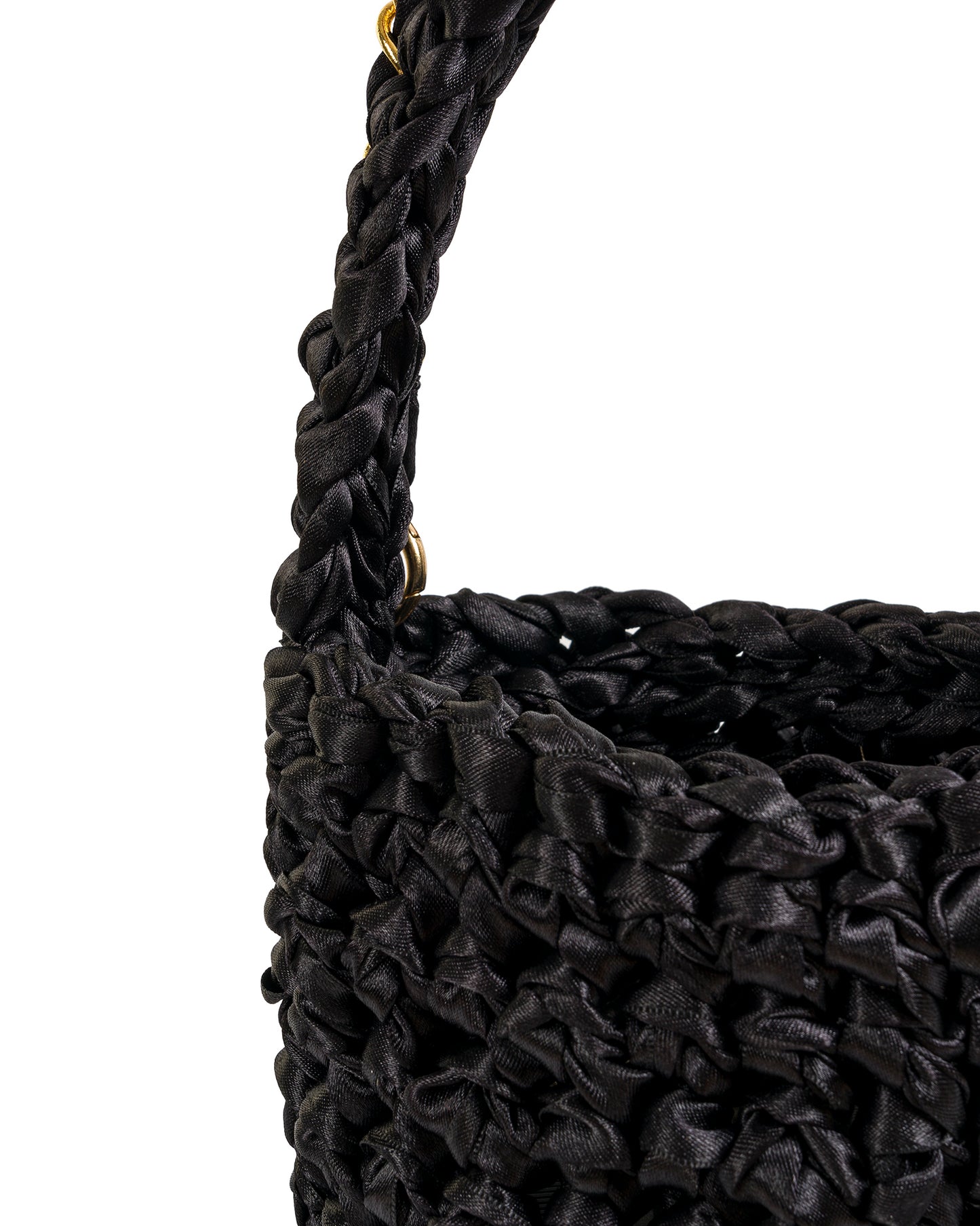 Crochet Asa Corta y Cadena en Negro