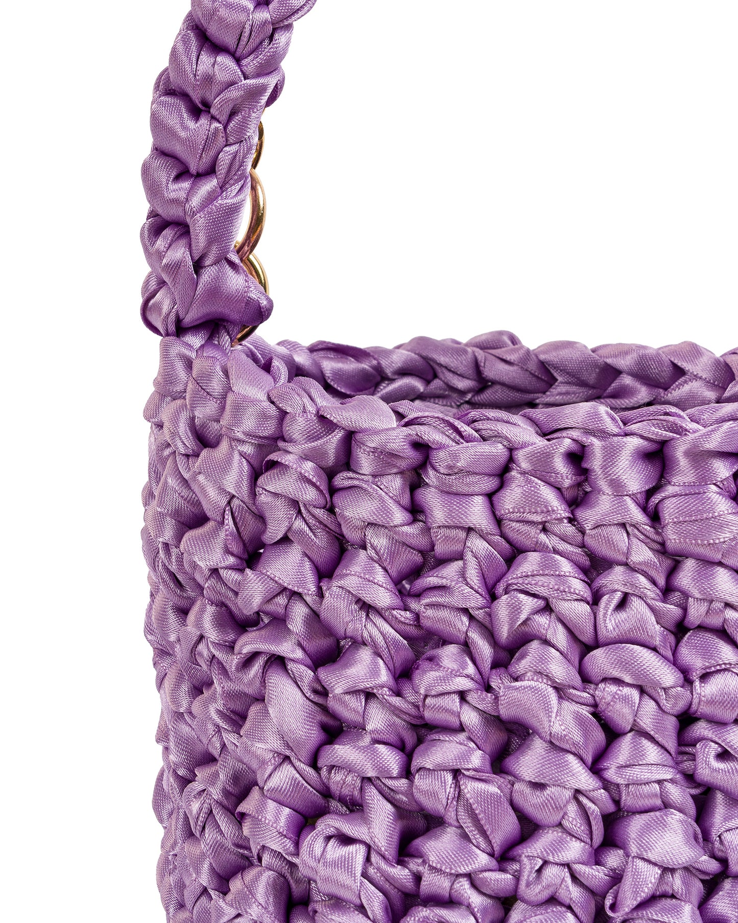 Crochet Asa Corta y Cadena en Lila