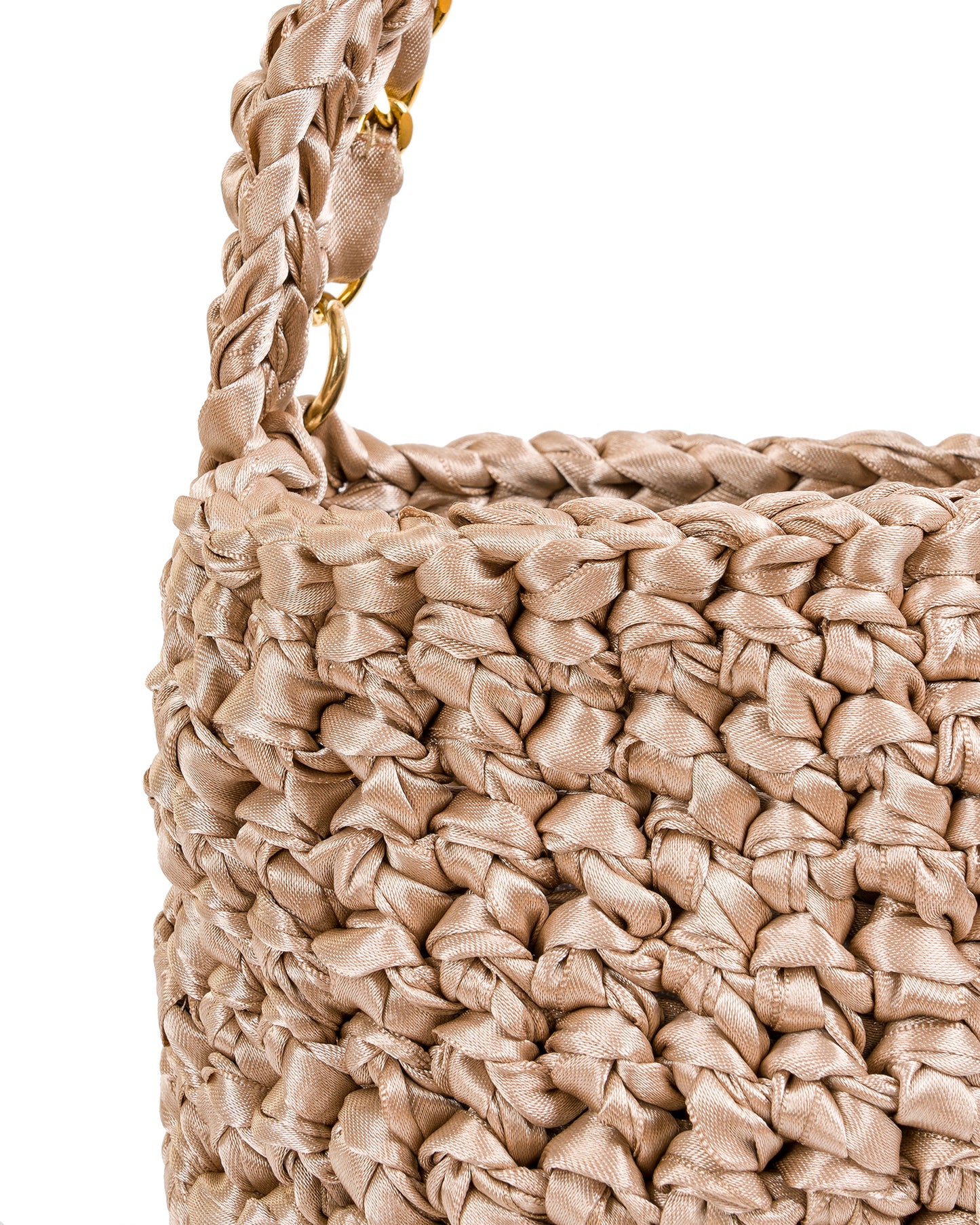 Crochet Asa Corta y Cadena en Habano