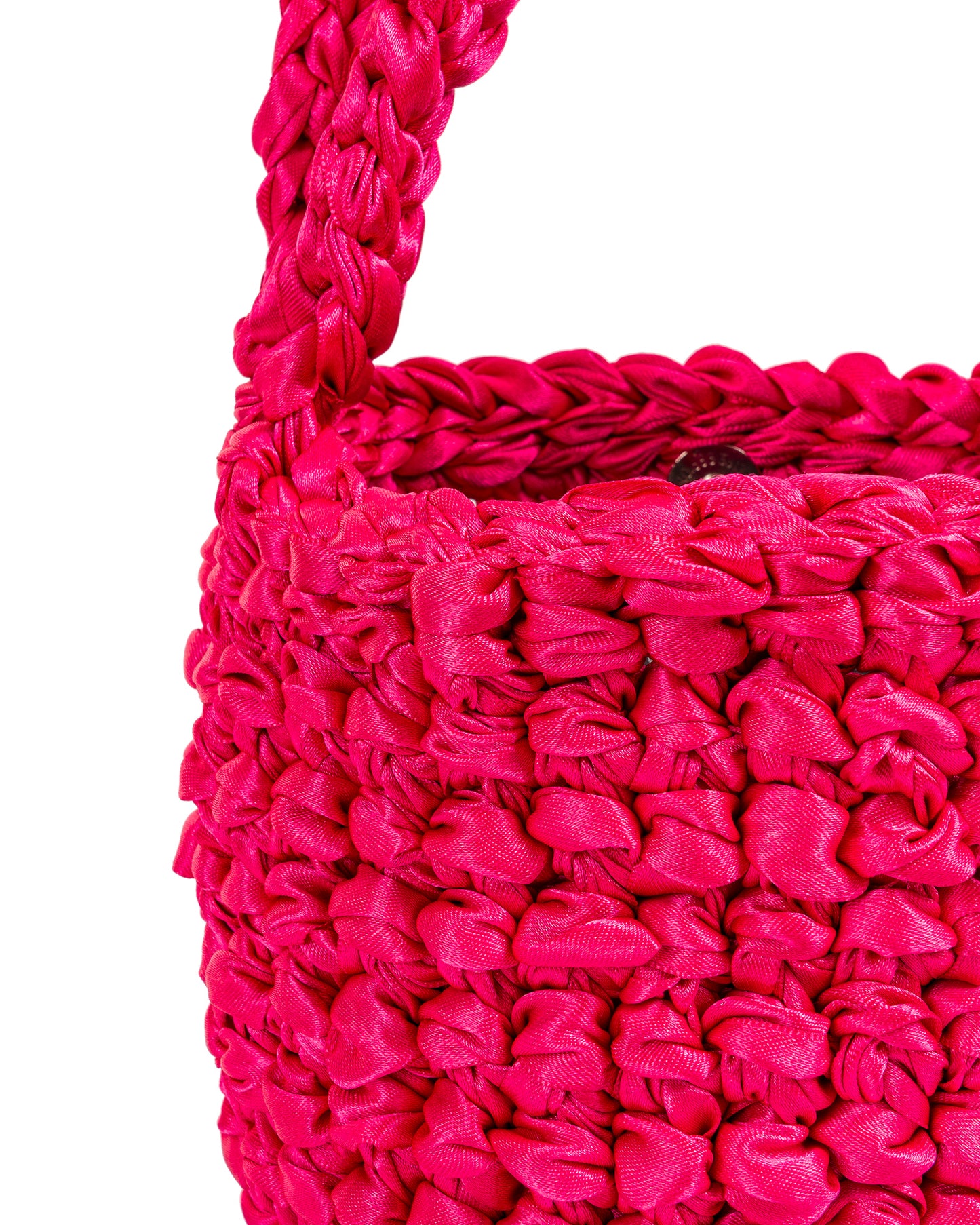 Crochet Asa Corta y Larga Tejidas en Fucsia
