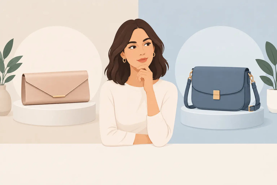 Bolso clutch versus bandolera, ¿cuál elegir?