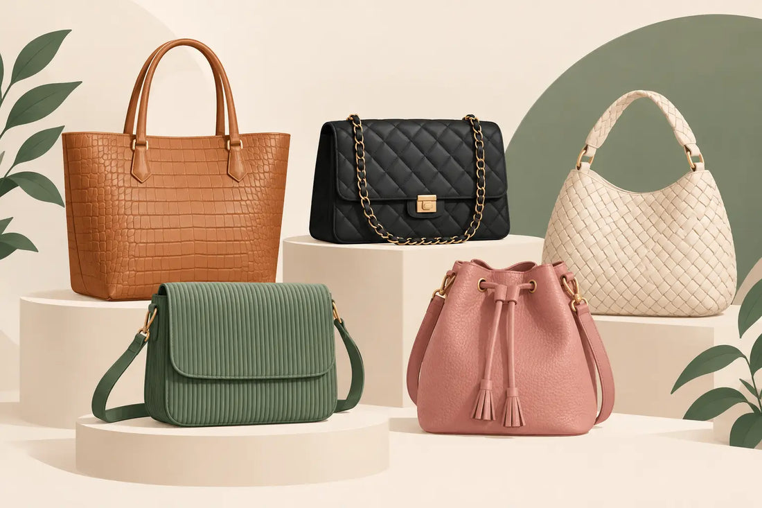 Tipos de bolsos con textura que elevan tu estilo