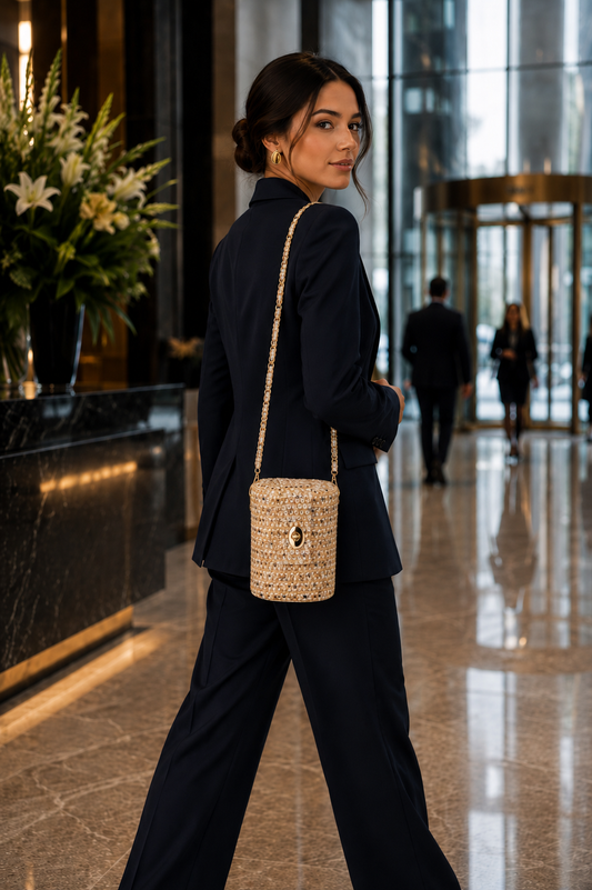 Bolsos tweed mujer: elegancia con textura