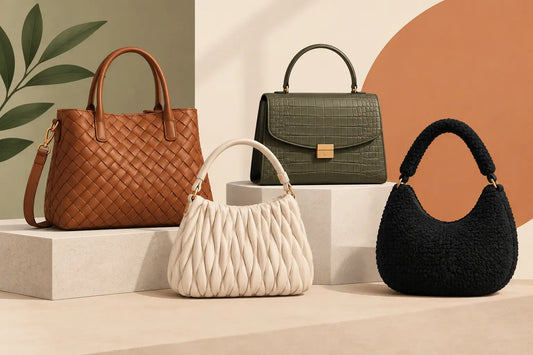 Tendencias de bolsos con textura y carácter