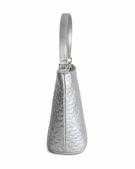 Versa Plata en Cuero Textil Acolchado