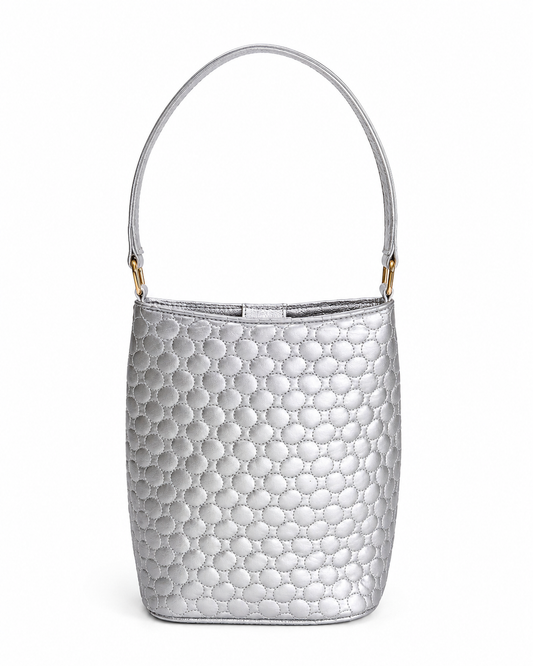 Versa Plata en Cuero Textil Acolchado