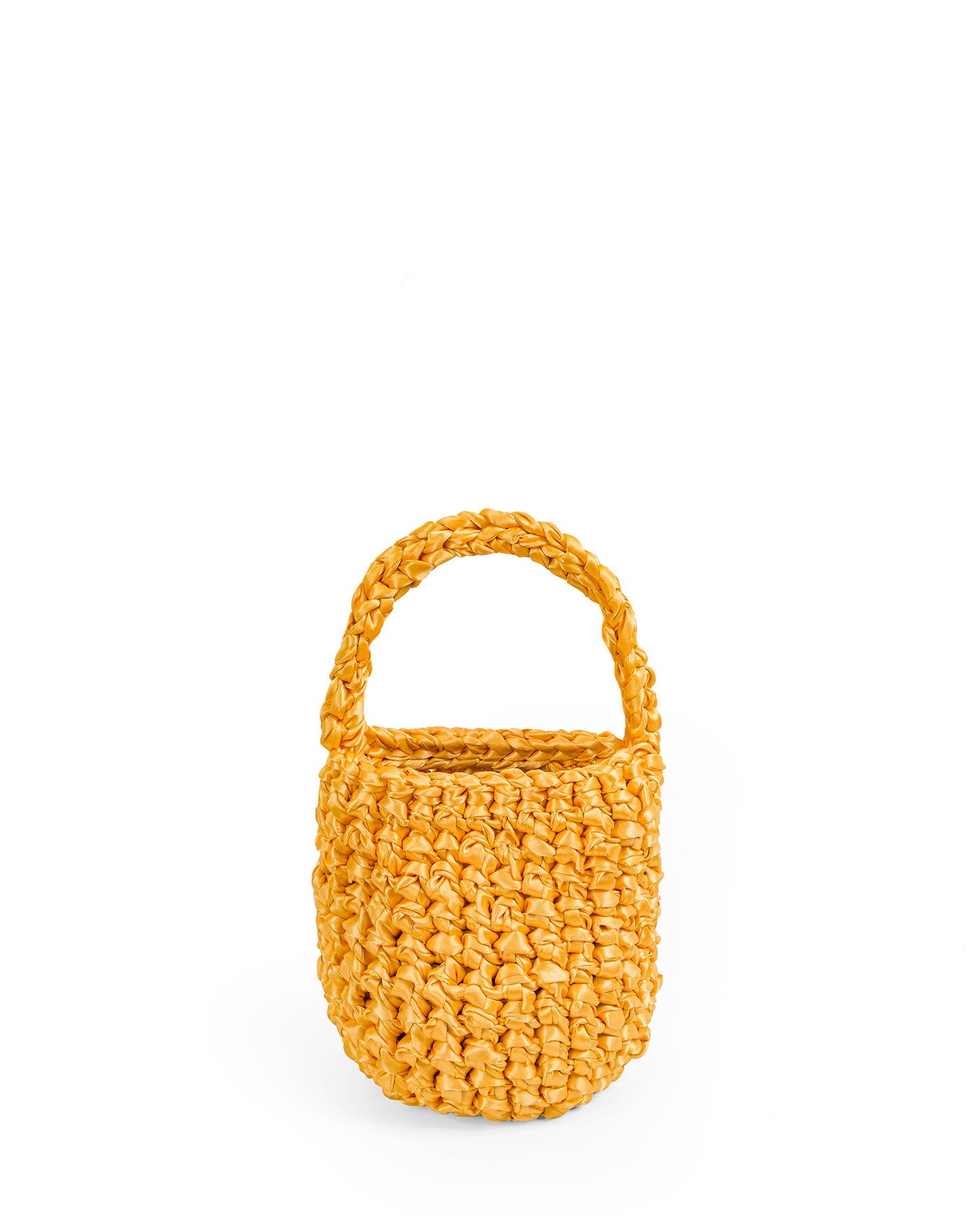 Crochet Asa Corta y Cadena en Amarillo Oro
