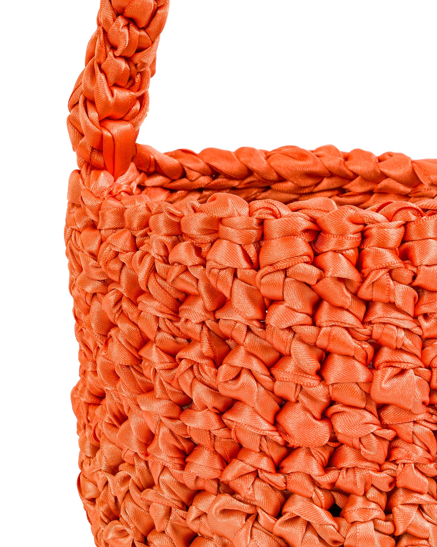 Crochet Asa Corta y Cadena en Naranja