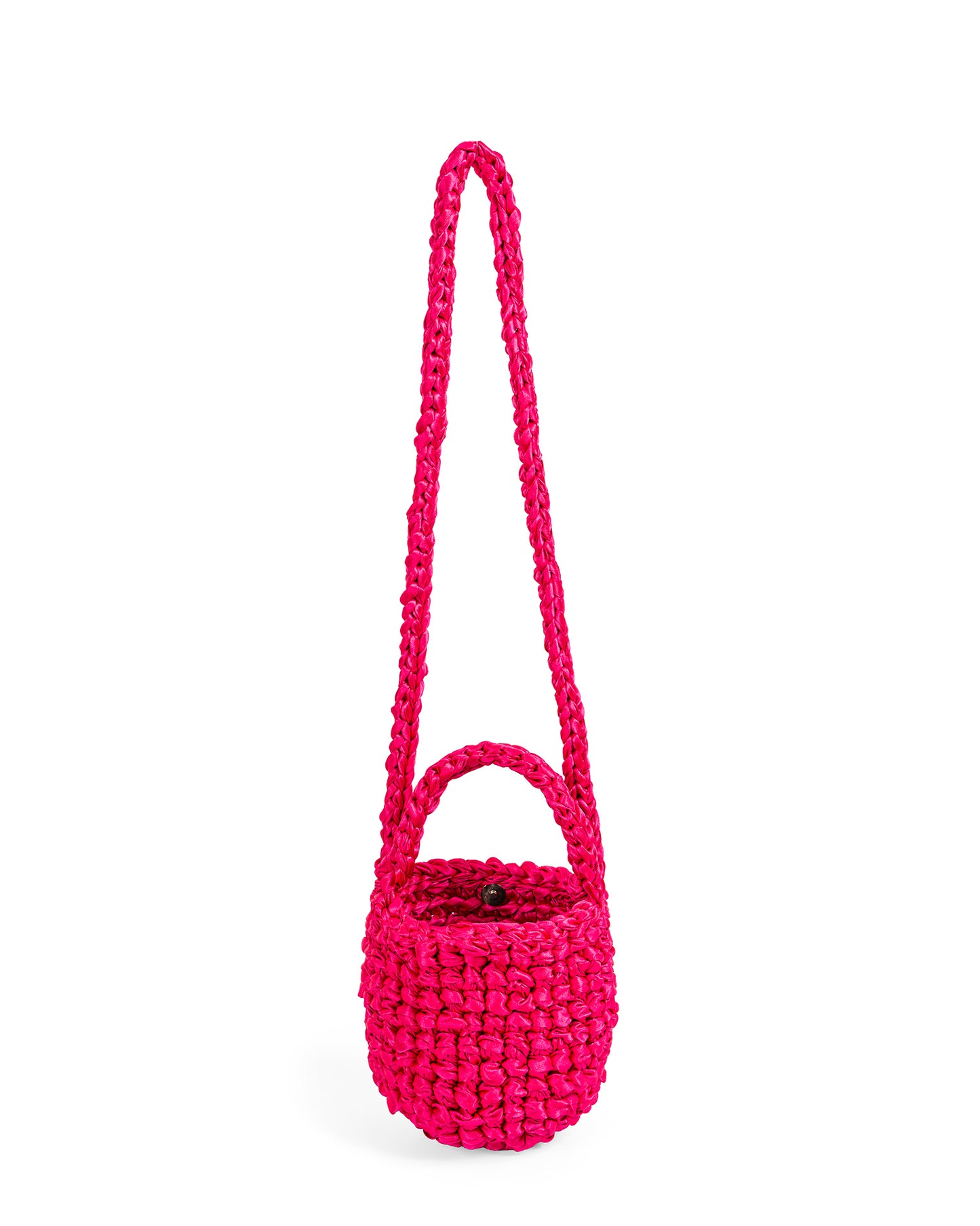 Crochet Asa Corta y Larga Tejidas en Fucsia