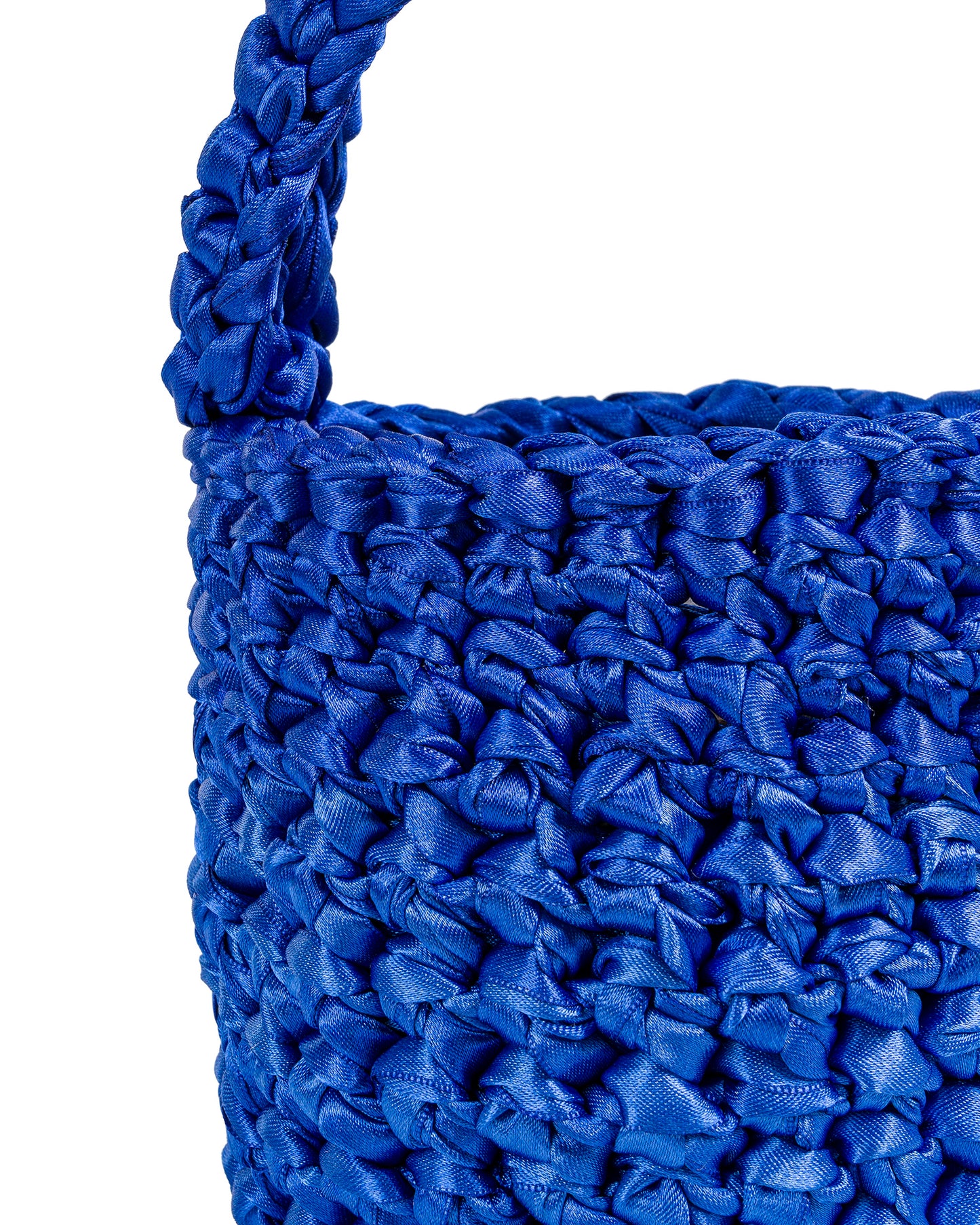 Crochet Asa Corta y Larga Tejidas en Azul Atardecer